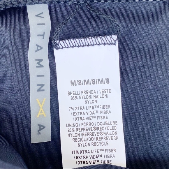 Vitamin A Swim New Vitamin A Black And White Criss Cross Bottoms